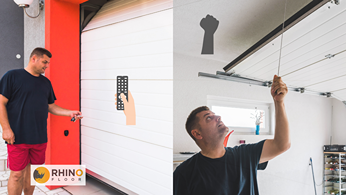 Automatic garage doors